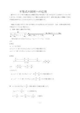 不等式の図形への応用
