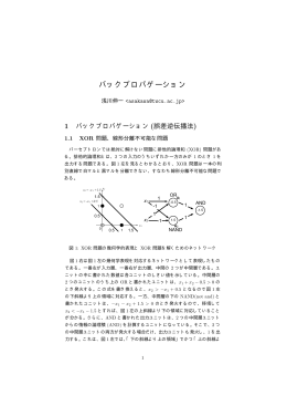 1 バックプロパゲーション