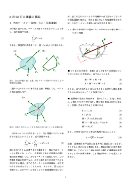 6月26日の講義の補足