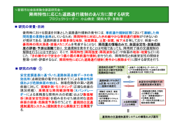 降雨特性に応じた道路通行規制のあり方に関する研究 ＋ ＝