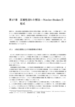 |Navier-Stokes方