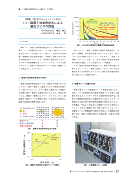 Ⅰ-1：陽電子消滅寿命法による 細孔サイズの評価
