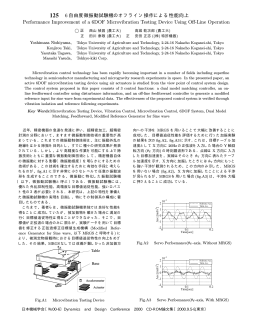 6自由度微振動試験機のオフライン操作による性能向上