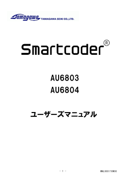 AU6803 AU6804 ユーザーズマニュアル