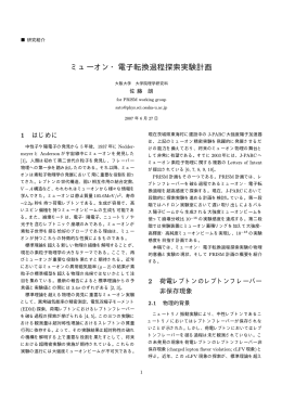 ミューオン・電子転換過程探索実験計画