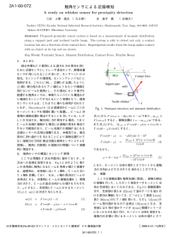A study on whisker sensor for proximity detection