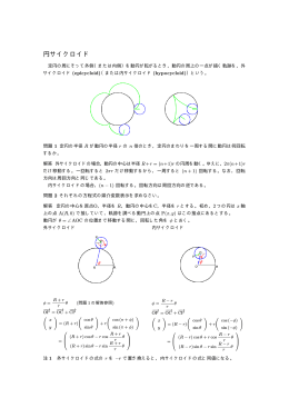 円サイクロイド
