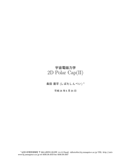 2D Polar Cap(II)