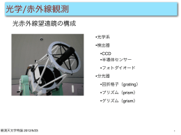 光学/赤外線観測