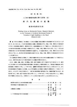 全文情報 - 森林総合研究所