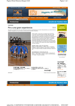FIN A UNA GRAN EXPERIENCIA