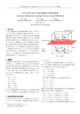 FDTD 法における大地を考慮した指向性計算