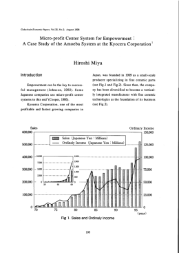 Micr。-pr。fit Center System f。r Emp。werment ニ A Case Study 。f