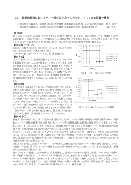 演題番号21～31 - 山形県放射線技師会