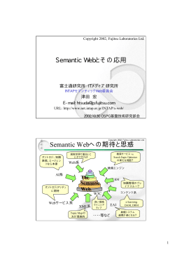 Semantic Webとその応用 - Semantic Web Committee