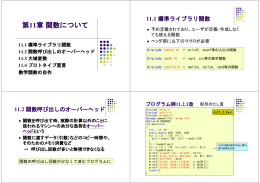 第11章関数について