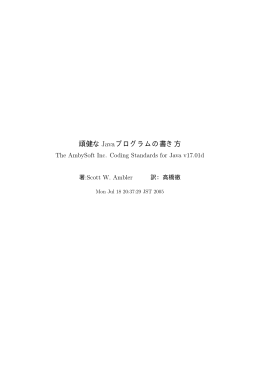 writingrobustjavacode