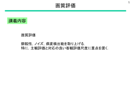 画質評価