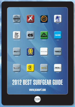 2012 BEST SURFGEAR GUIDE