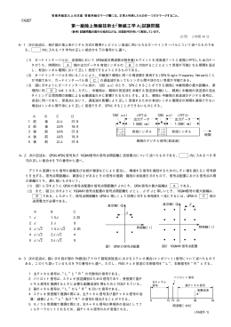 第一級陸上無線技術士「無線工学 A」試験問題