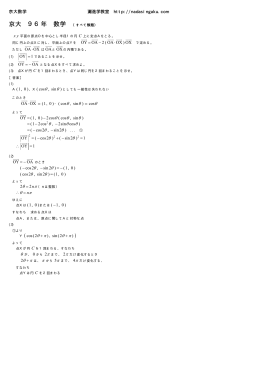 京大 96年 数学