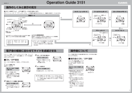 Operation Guide 3151