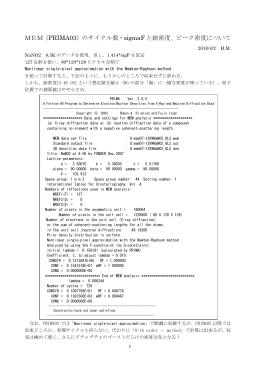 NaNO2におけるサイクル数の原子密度への影響の例