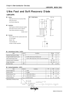 Ultra Fast and Soft Recovery Diode