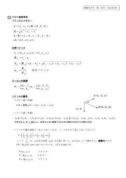 単位ベクトル