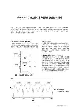 パワーアンプ出力段の電力損失と安全動作領域(SOA) - So-net