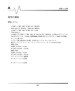 信号の捕捉