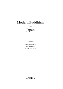 ModernBuddhism - Nanzan Institute for Religion and Culture