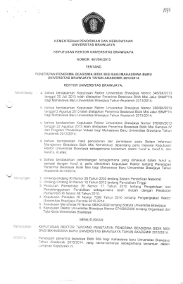 SK 461 Tahun 2013 - Fakultas Ilmu Administrasi
