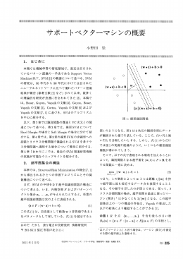サポートベクターマシンの概要