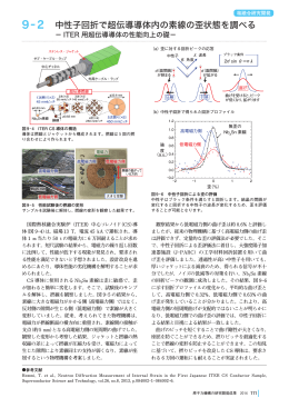 9-2 中性子回折で超伝導導体内の素線の歪状態を調べる