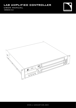 LA8 AMPLIFIED CONTROLLER