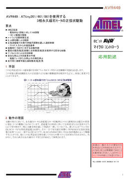 ﾏｲｸﾛ ｺﾝﾄﾛｰﾗ AVR449
