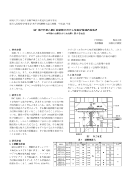 RC 造柱の中心軸圧縮挙動における負勾配領域の評価法
