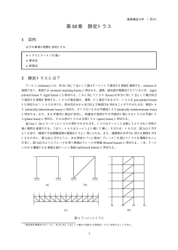 第10章 静定トラス