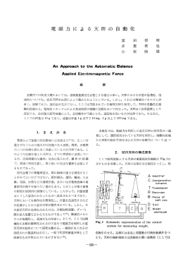 電 磁力 に よ る 天秤 の 自 動 イヒ