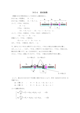 NO4 連成振動