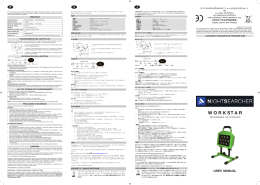 WORKSTARWORKSTAR USER MANUAL