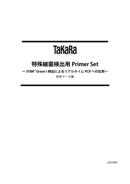 SYBR Green I検出によるリアルタイムPCR への応用