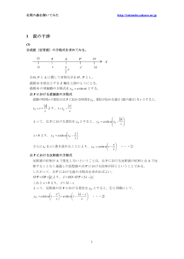 01 波の干渉 20150528