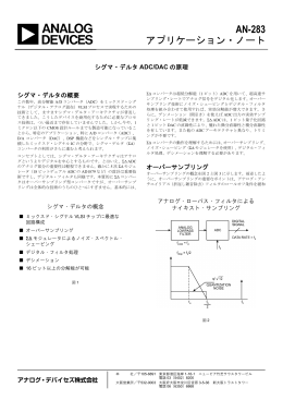AN-283：シグマ・デルタADC/DAC の原理