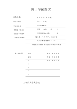 電子線トモグラフィにおける 3 次元断層像相関による