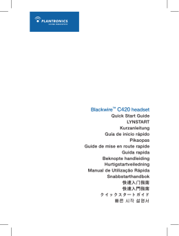 Blackwire&trade; C420 headset - SKC