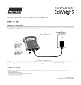 EziWeigh5 Quickstart Guide (EN, PT, ES, FR, DE, JP, ZH)
