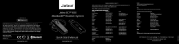 Quick Start Manual