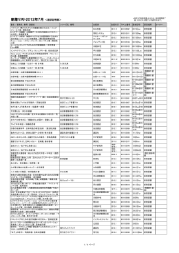 2012年7月新着リスト(PDF:173KB)